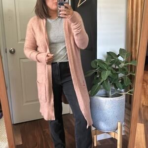 Madewell Kent Open Front Cardigan Sweater in Coziest Yarn. Size XS